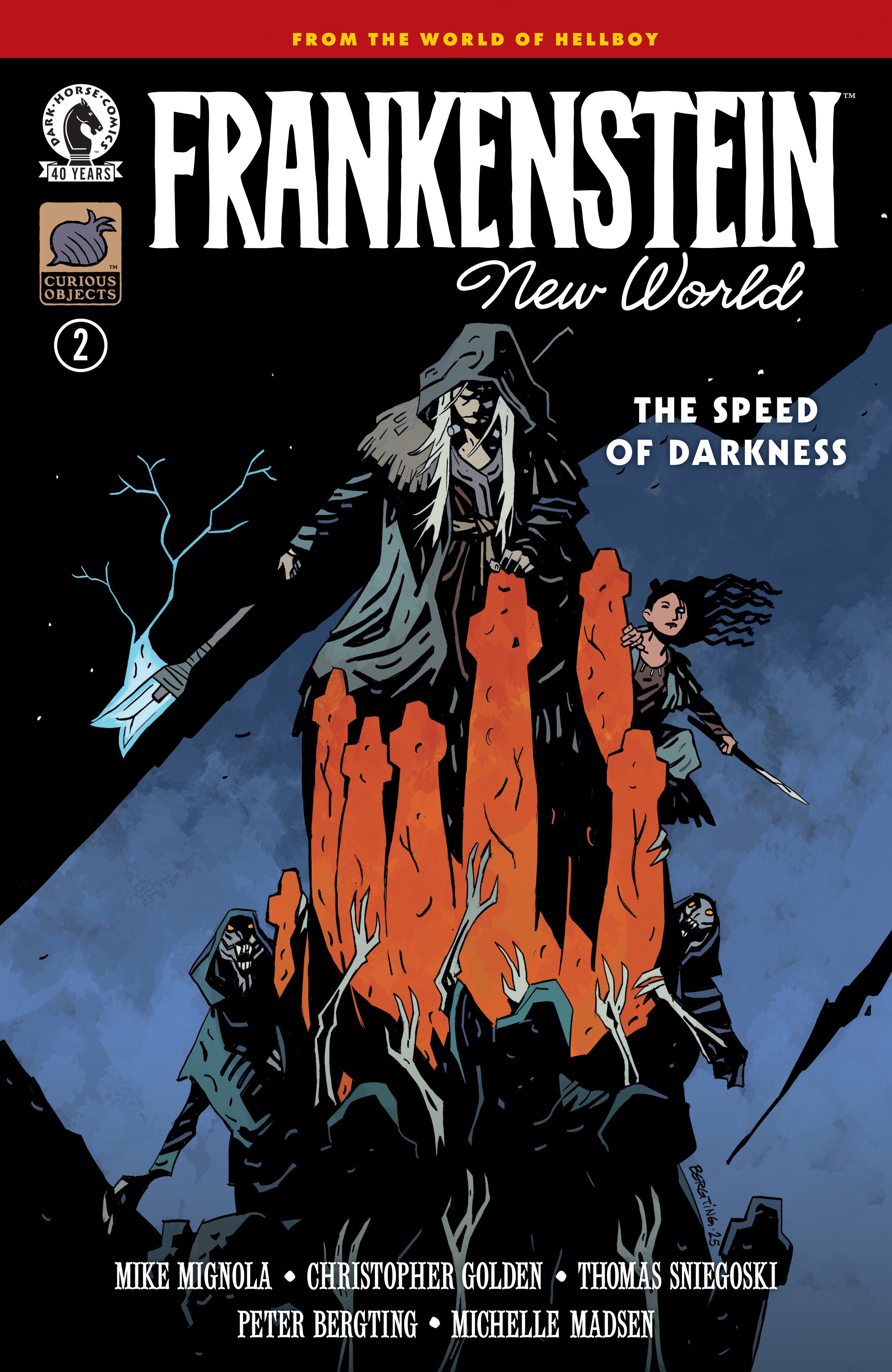 Stock Photo of  Frankenstein: New World  The Speed Of Darkness #2 (Cover A) (Peter Bergting) Dark Horse Comics sold by Stronghold Collectibles of Acadiana Lafayette, LA