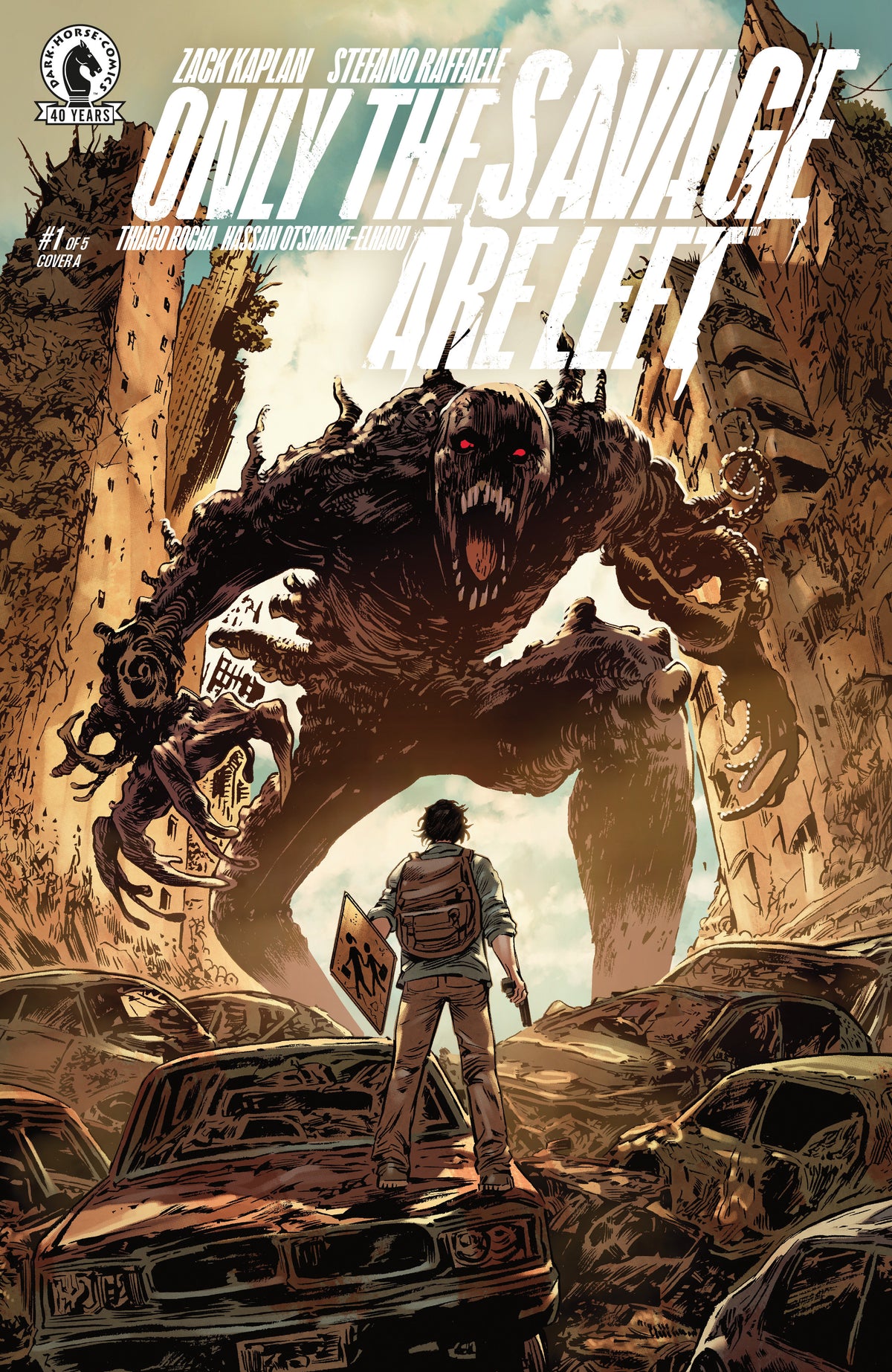 Stock Photo of  Only The Savage Are Left #1 (Cover A) (Stefano Raffaele) Dark Horse Comics sold by Stronghold Collectibles of Acadiana Lafayette, LA
