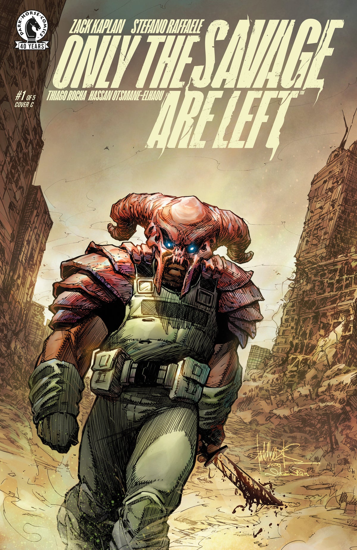 Stock Photo of  Only The Savage Are Left #1 (Cover C) (Todd Beats) Dark Horse Comics sold by Stronghold Collectibles of Acadiana Lafayette, LA