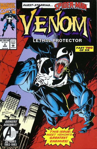 Venom: Lethal Protector 1993 #2 Direct ed. - high grade - $12.99