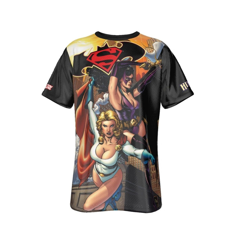 POWERGIRL HUNTRESS COVER ALL OVER SHIRT AND TANK TOP