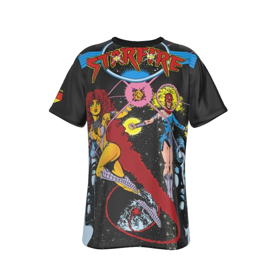 TEEN TITANS SPOTLIGHT 19 STARFIRE COVER ALL OVER SHIRT AND TANK TOP
