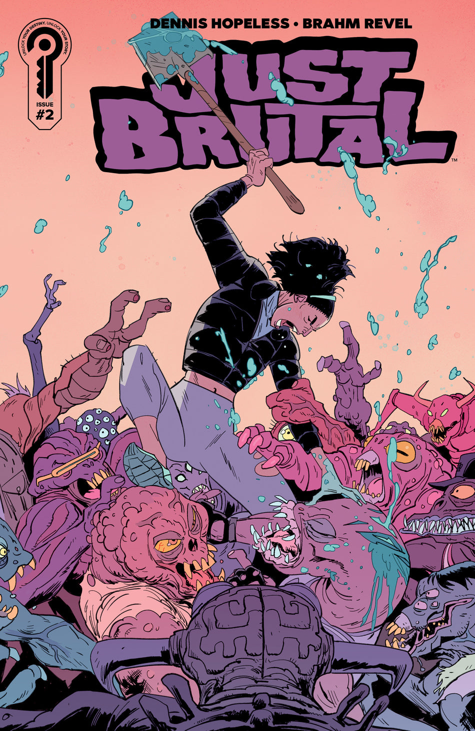 Stock Photo of  Just Brutal #2 Cover A Brahm Revel Ignition Press Comics sold by Stronghold Collectibles of Acadiana Lafayette, LA