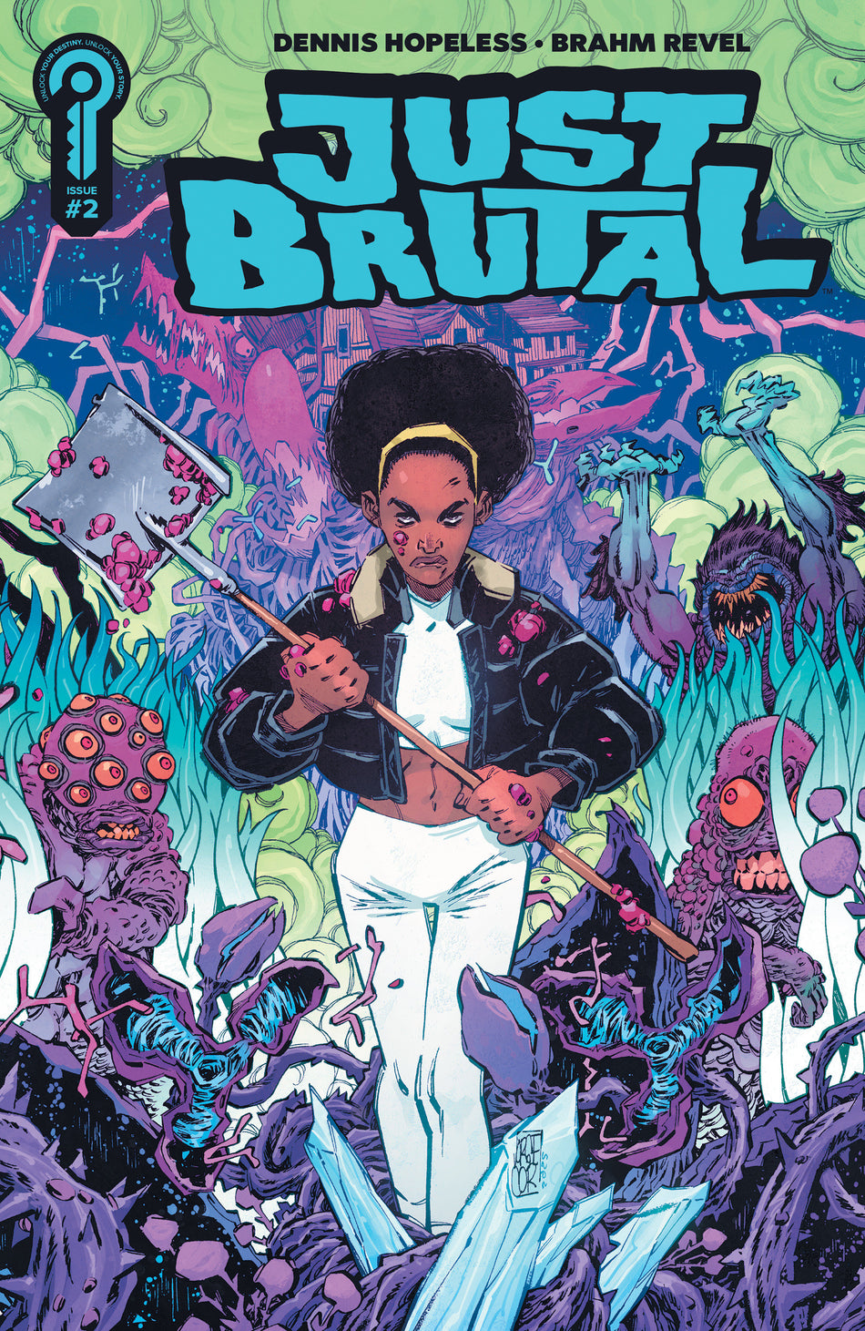 Stock Photo of  Just Brutal #2 Cover B Jorge Corona Ignition Press Comics sold by Stronghold Collectibles of Acadiana Lafayette, LA