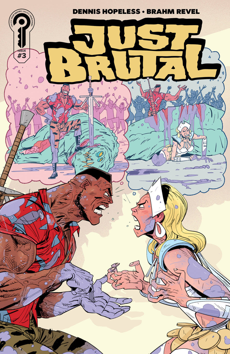 Stock Photo of  Just Brutal #3 Cover A Brahm Revel Ignition Press Comics sold by Stronghold Collectibles of Acadiana Lafayette, LA