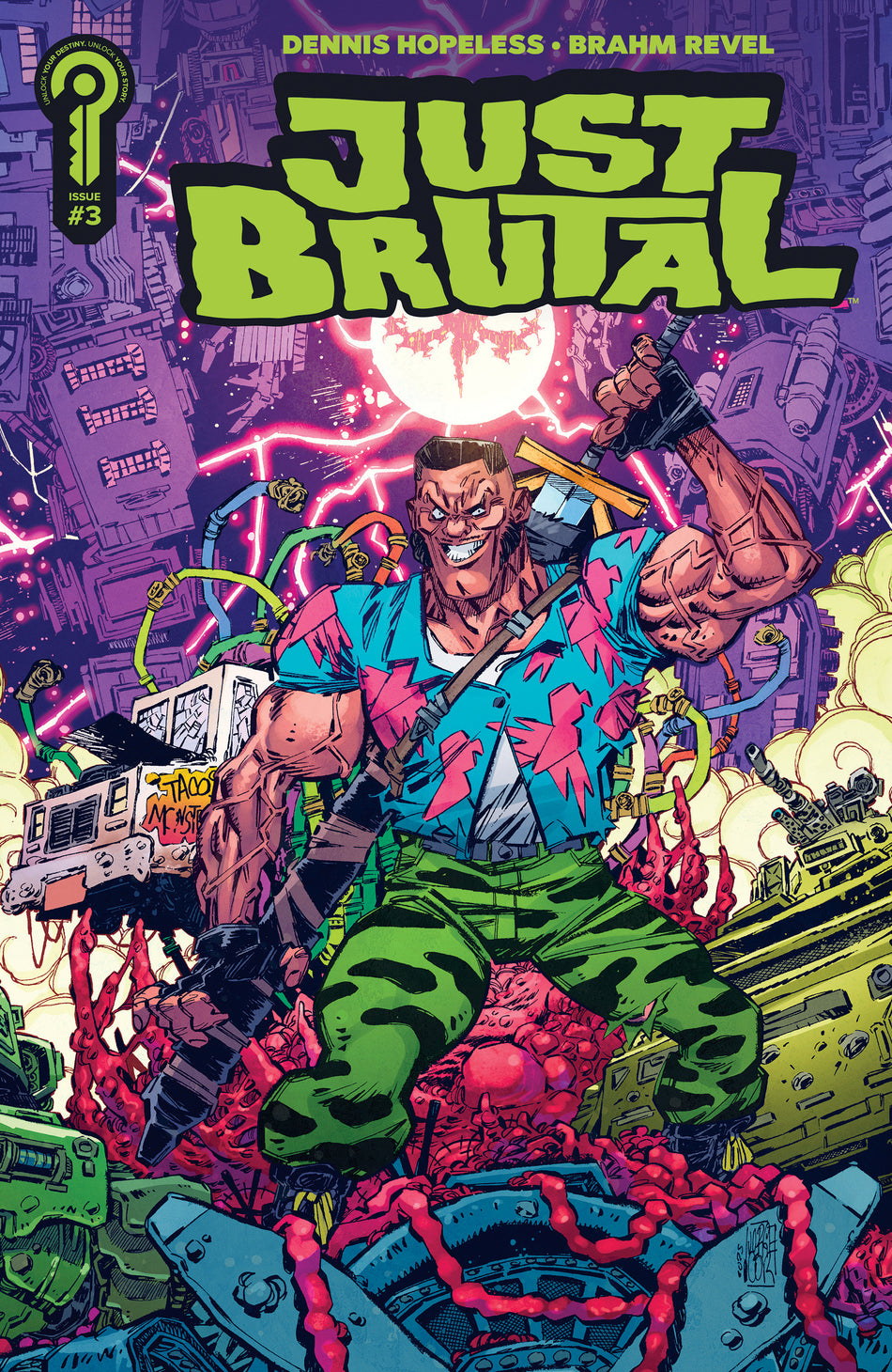 Stock Photo of  Just Brutal #3 Cover B Jorge Corona Ignition Press Comics sold by Stronghold Collectibles of Acadiana Lafayette, LA