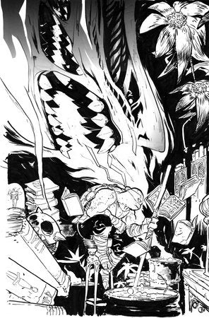 Teenage Mutant Ninja Turtles (TMNT) #146 1:25 Corona B&W