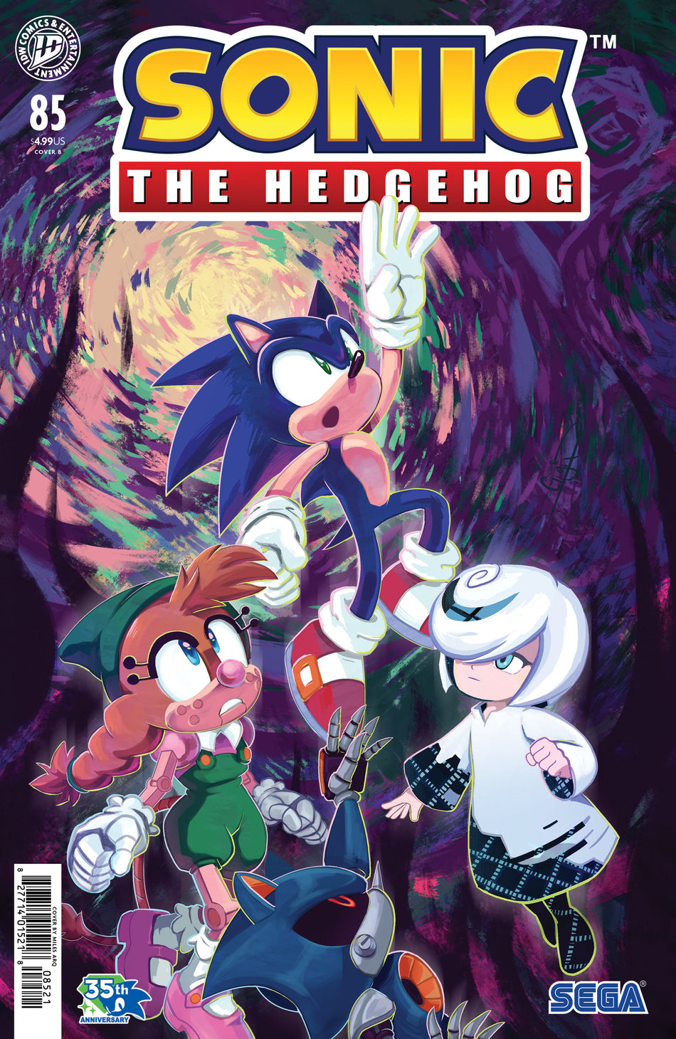 Stock Photo of  Sonic The Hedgehog #85 Variant B (Dutreix) IDW Publishing Comics sold by Stronghold Collectibles of Acadiana Lafayette, LA