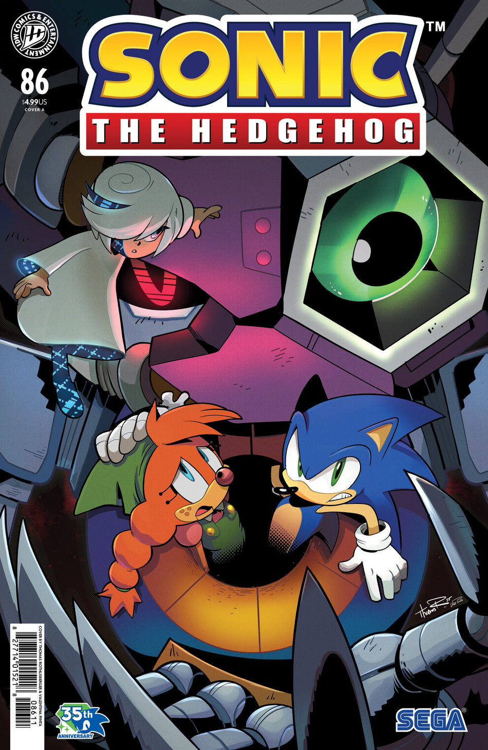 Stock Photo of  Sonic The Hedgehog #86 Cover A (Rothlisberger) IDW Publishing Comics sold by Stronghold Collectibles of Acadiana Lafayette, LA