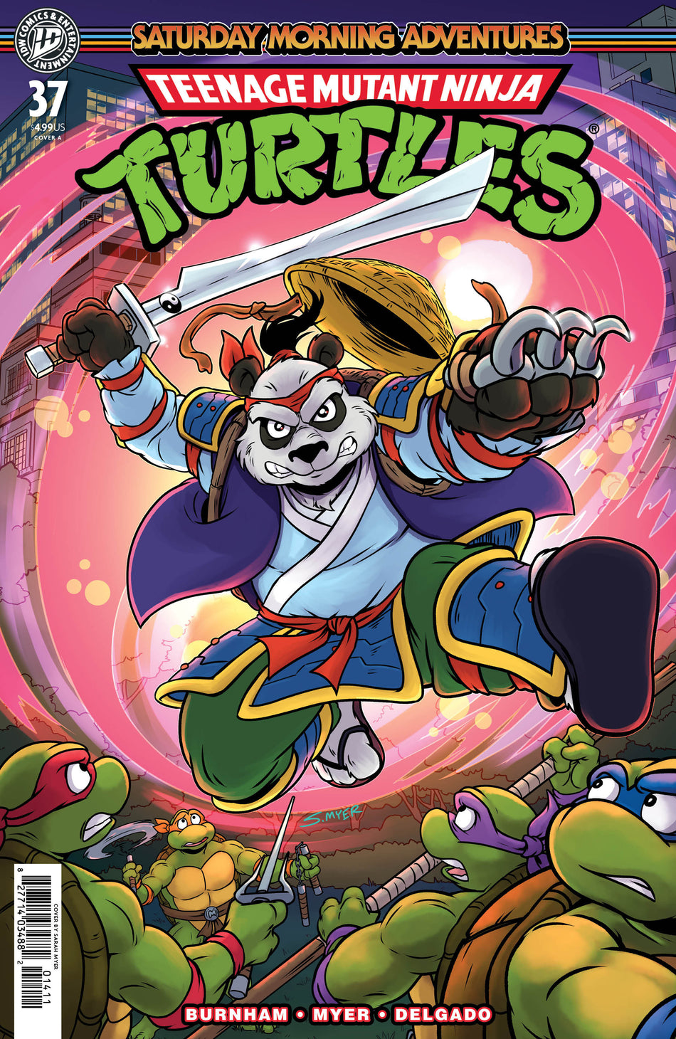 Stock Photo of  Teenage Mutant Ninja Turtles: Saturday Morning Adventures #37 Cover A (Myer) IDW Publishing Comics sold by Stronghold Collectibles of Acadiana Lafayette, LA