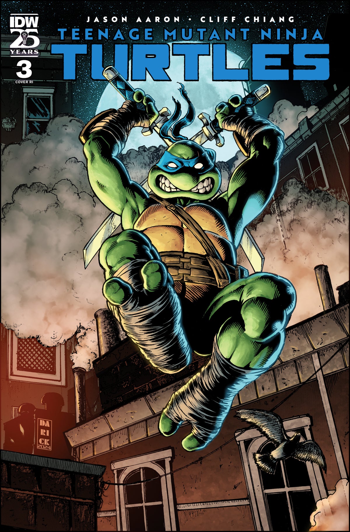 Stock Photo of Teenage Mutant Ninja Turtles (2024) #3 Variant 1:50 Robertson IDW Publishing Comics sold by Stronghold Collectibles of Acadiana Lafayette, LA