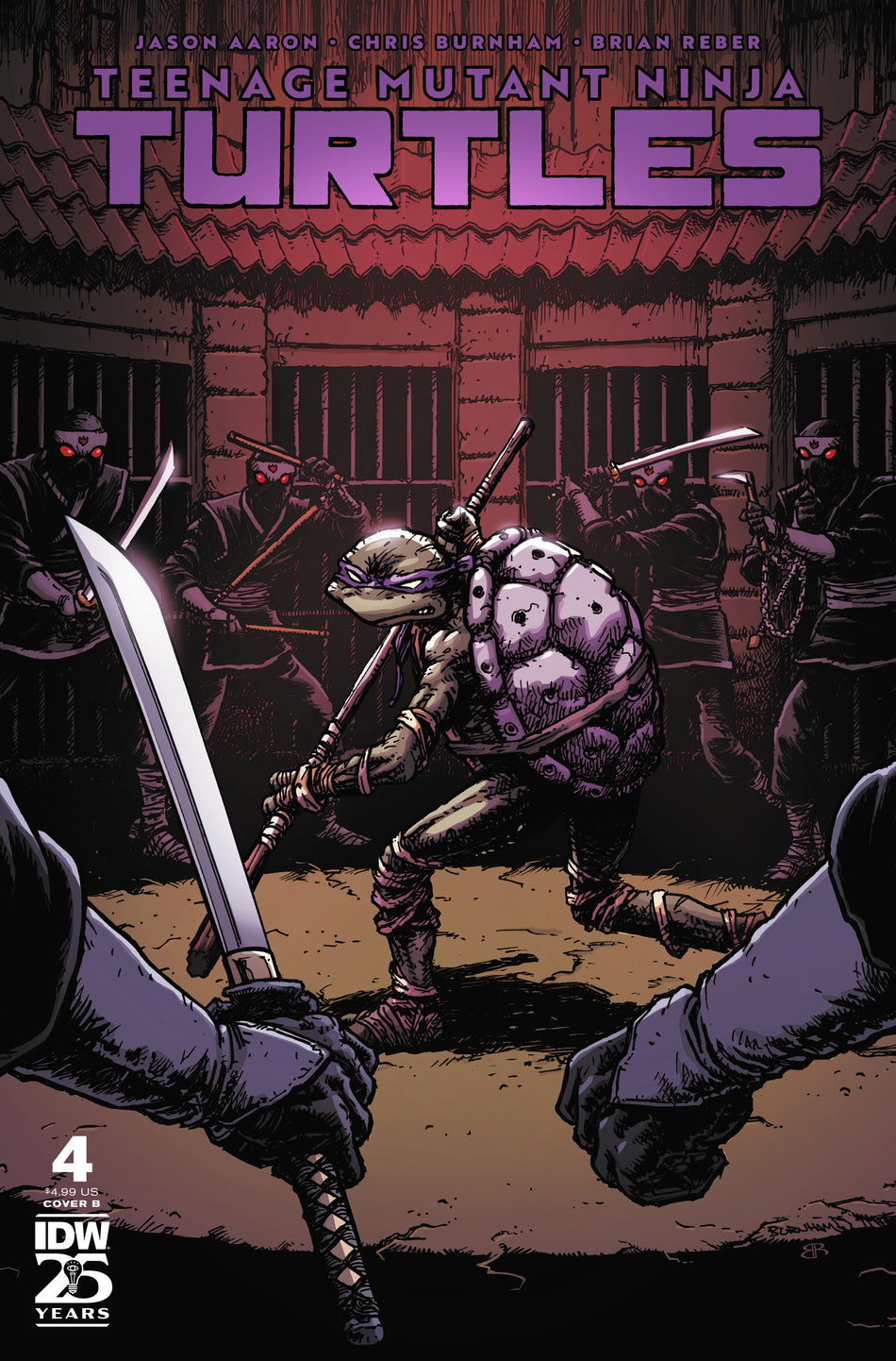 Stock Photo of Teenage Mutant Ninja Turtles (2024) #4 Variant B Burnham IDW Publishing Comics sold by Stronghold Collectibles of Acadiana Lafayette, LA