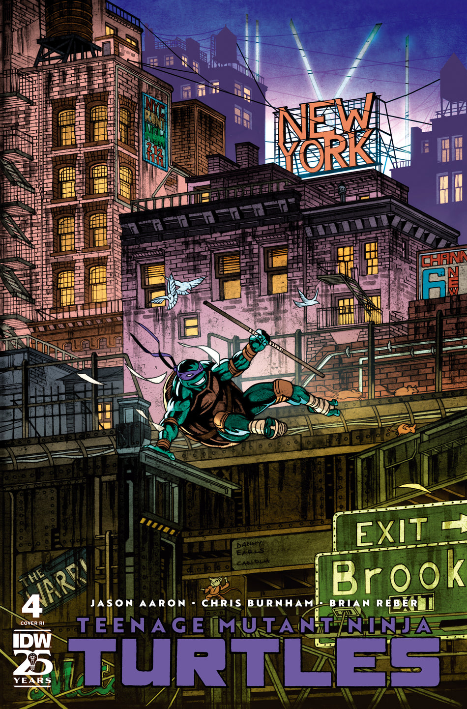 Stock Photo of Teenage Mutant Ninja Turtles (2024) #4 Variant RI 1:25 Earls IDW Publishing Comics sold by Stronghold Collectibles of Acadiana Lafayette, LA