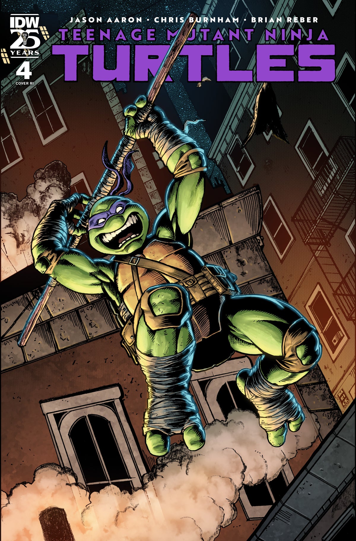 Stock Photo of Teenage Mutant Ninja Turtles (2024) #4 Variant RI 1:50 Robertson IDW Publishing Comics sold by Stronghold Collectibles of Acadiana Lafayette, LA