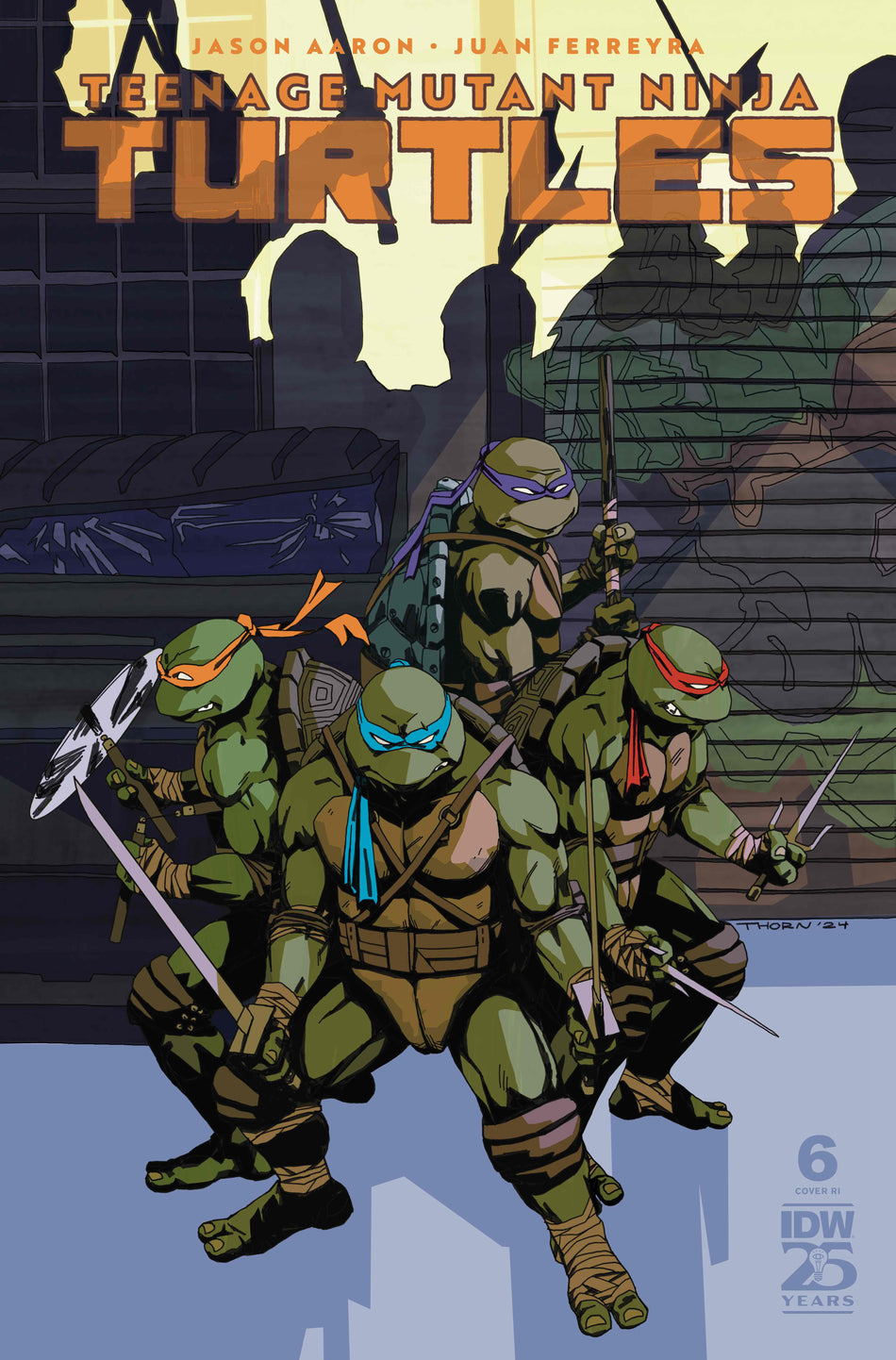 Stock Photo of Teenage Mutant Ninja Turtles #6 Variant RI 1:10 Thorn IDW Publishing Comics sold by Stronghold Collectibles of Acadiana Lafayette, LA