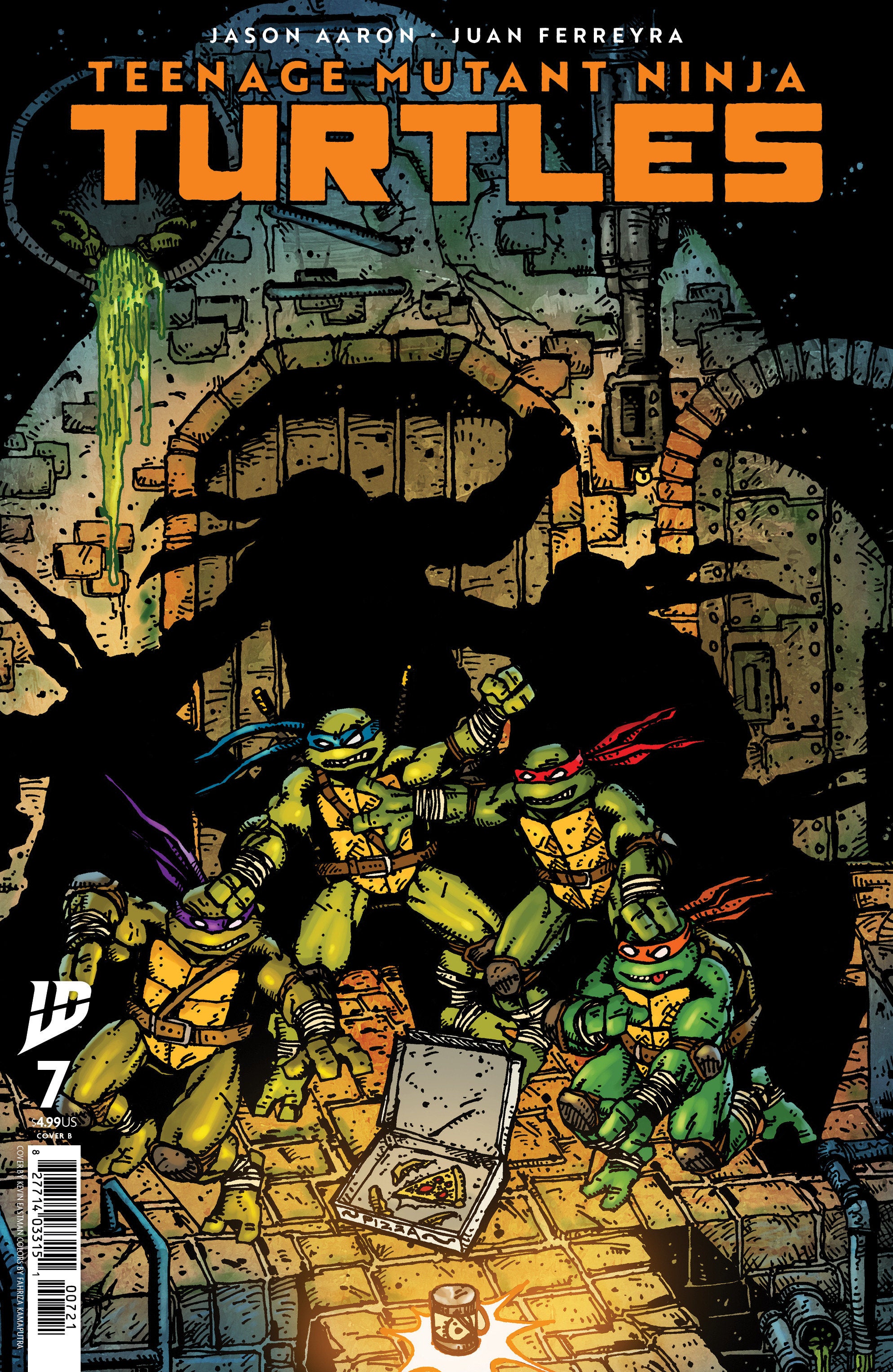Stock Photo of Teenage Mutant Ninja Turtles #7 Variant B Kevin Eastman IDW Publishing Comics sold by Stronghold Collectibles of Acadiana Lafayette, LA