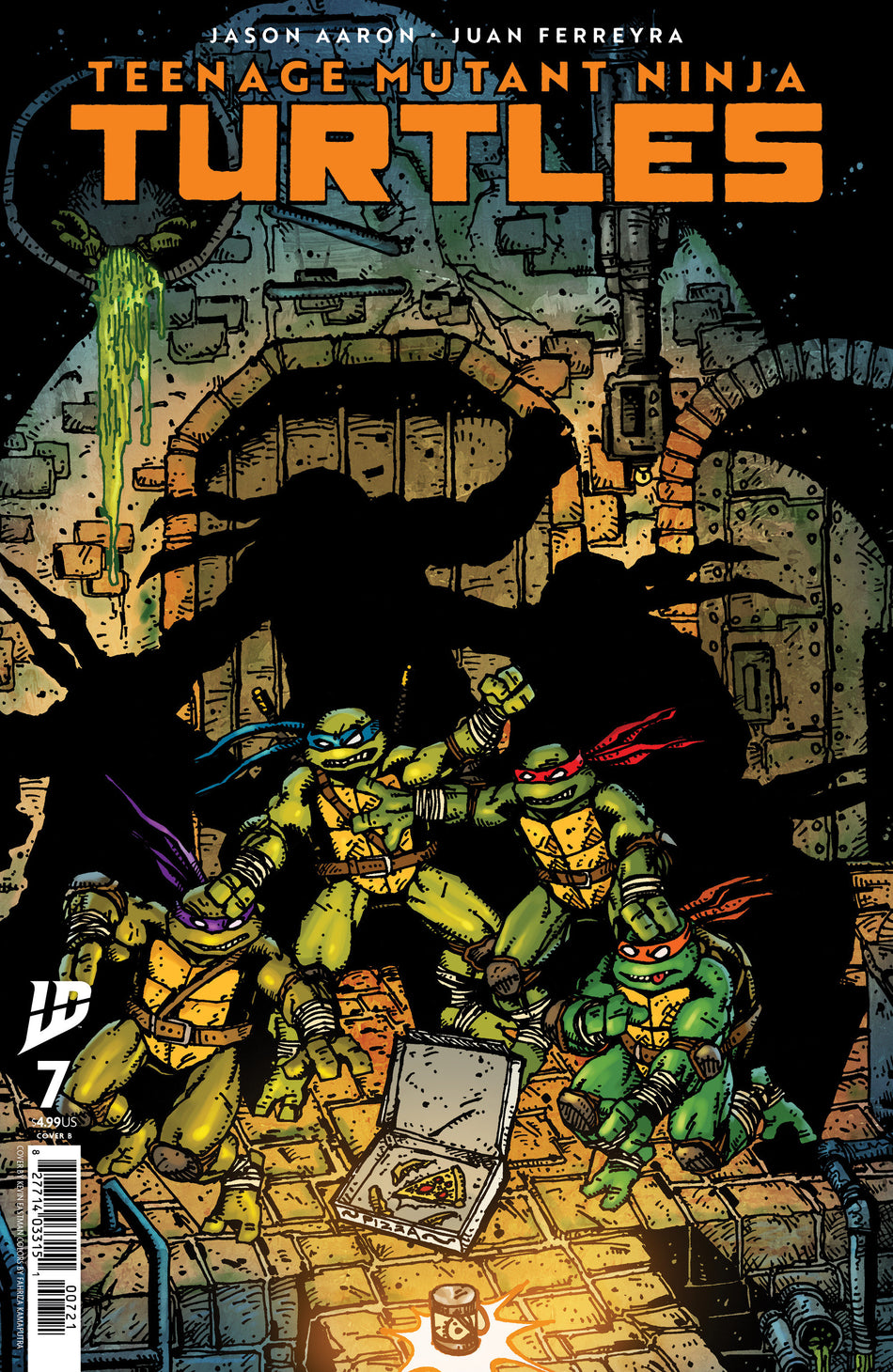 Stock Photo of Teenage Mutant Ninja Turtles #7 Variant B Kevin Eastman IDW Publishing Comics sold by Stronghold Collectibles of Acadiana Lafayette, LA