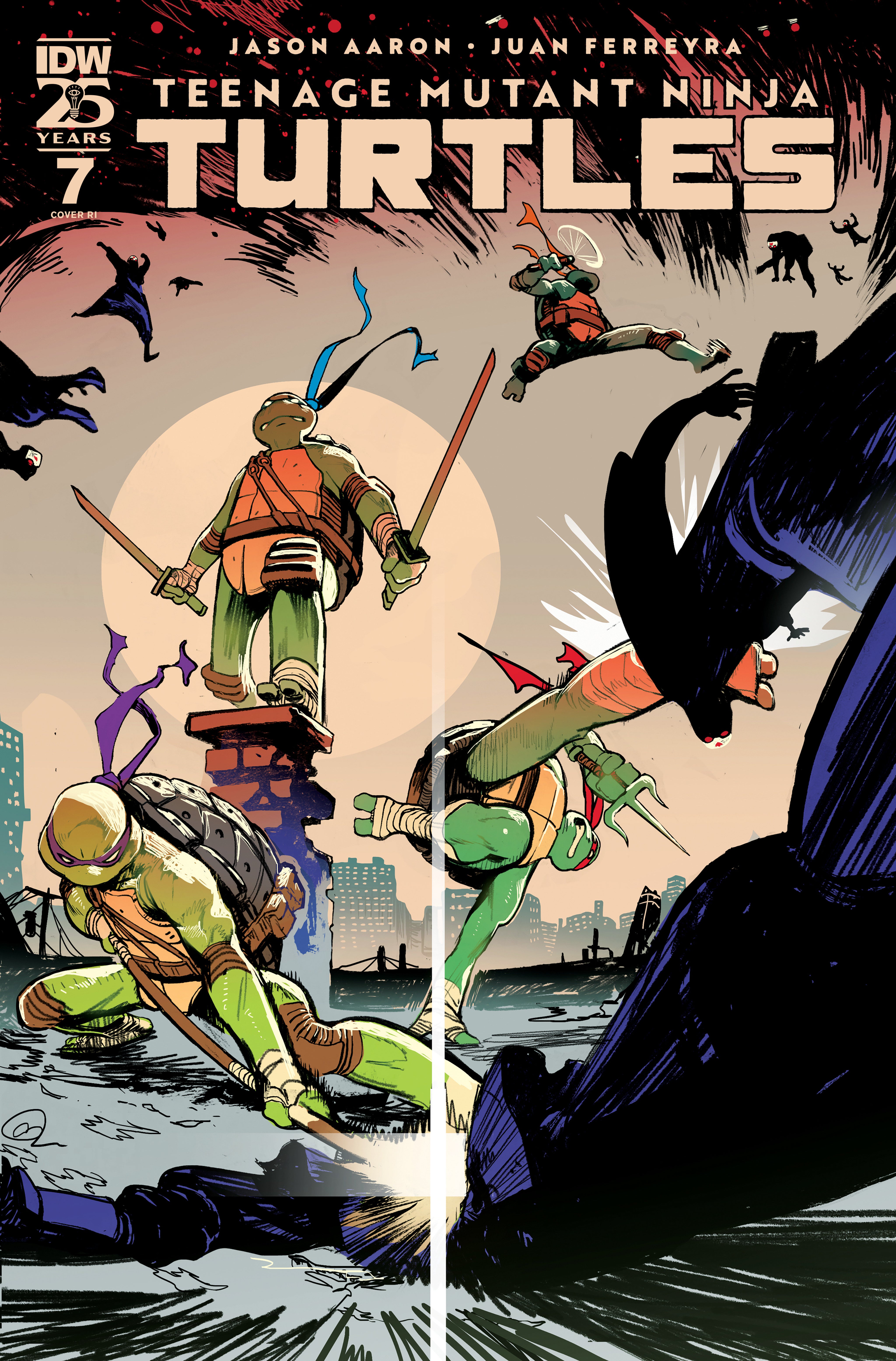 Stock Photo of Teenage Mutant Ninja Turtles #7 Variant RI 1:25 Rivas IDW Publishing Comics sold by Stronghold Collectibles of Acadiana Lafayette, LA
