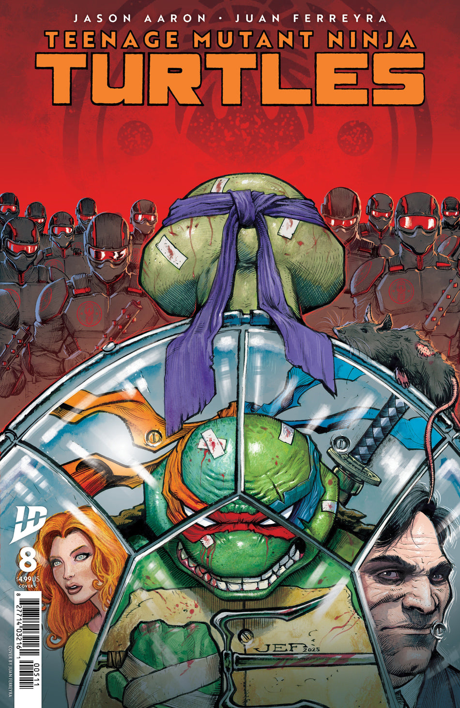Stock Photo of Teenage Mutant Ninja Turtles #8 Variant C Ferreyra IDW Publishing Comics sold by Stronghold Collectibles of Acadiana Lafayette, LA