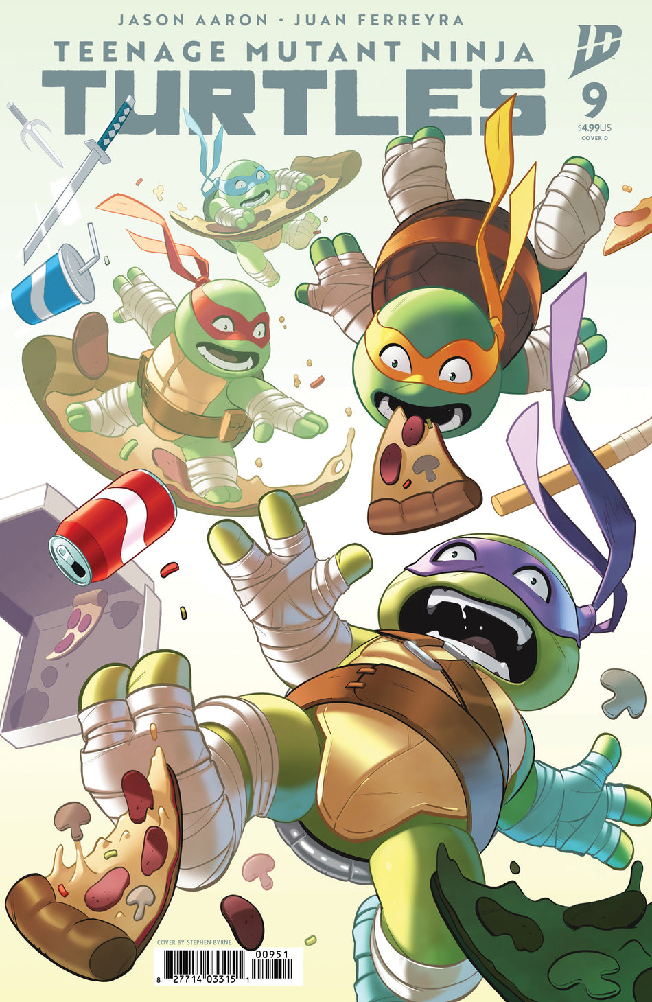 Stock Photo of Teenage Mutant Ninja Turtles #9 Variant D Byrne IDW Publishing Comics sold by Stronghold Collectibles of Acadiana Lafayette, LA