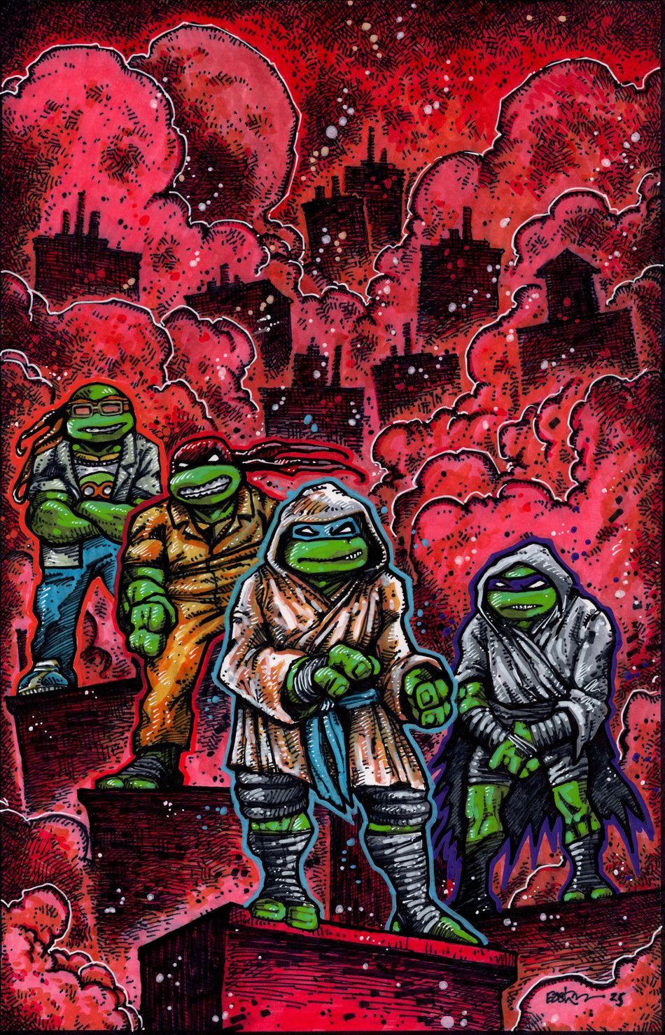 Stock Photo of Teenage Mutant Ninja Turtles #10 Variant RI 1:10 (Eastman Full Art) IDW Publishing Comics sold by Stronghold Collectibles of Acadiana Lafayette, LA
