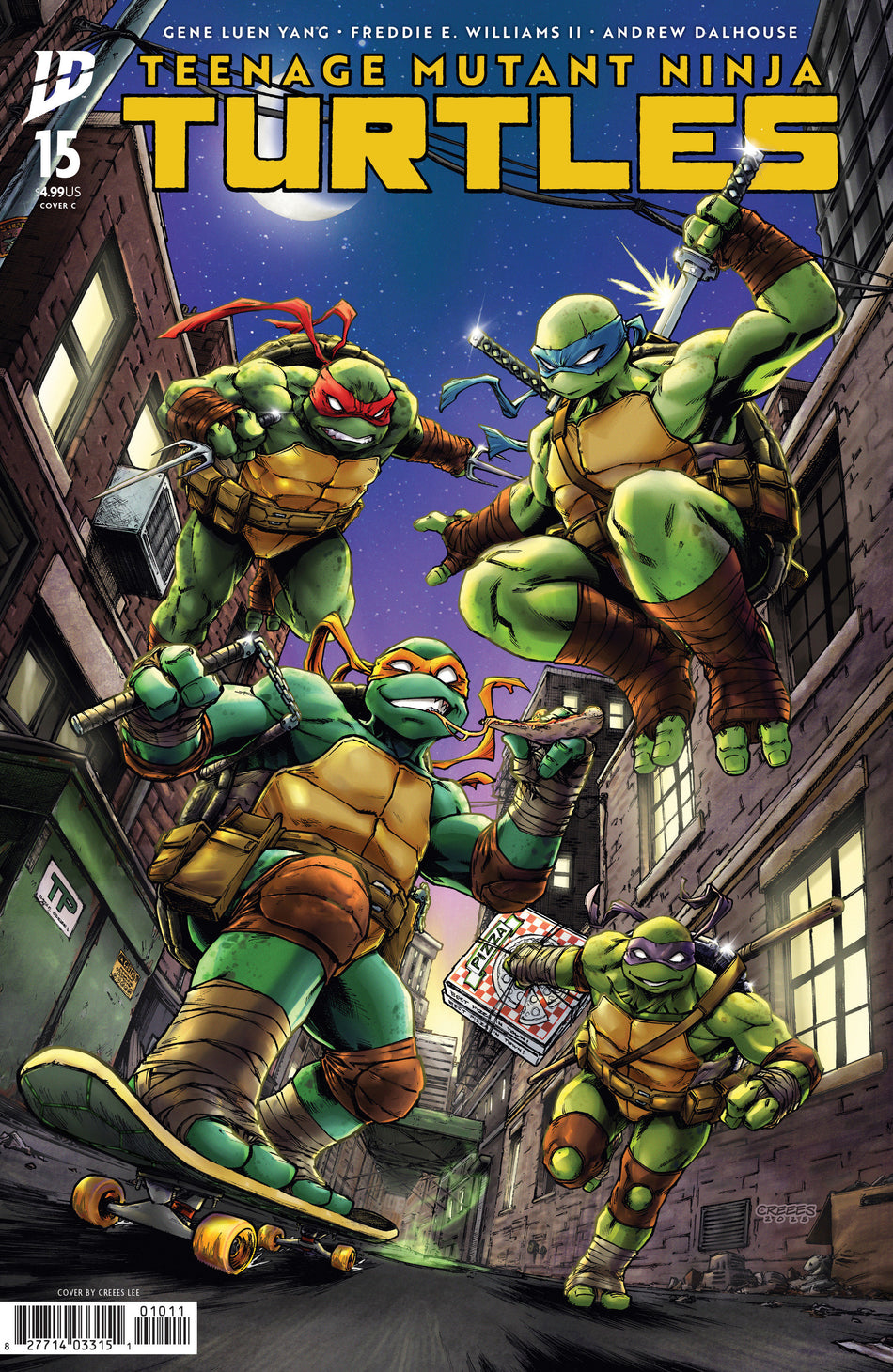 Stock Photo of  Teenage Mutant Ninja Turtles #15 Variant C (Creees Lee) IDW Publishing Comics sold by Stronghold Collectibles of Acadiana Lafayette, LA