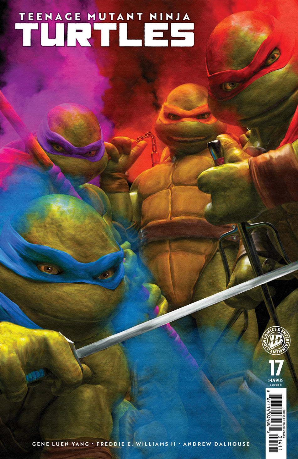 Stock Photo of  Teenage Mutant Ninja Turtles #17 Variant C (Spears) IDW Publishing Comics sold by Stronghold Collectibles of Acadiana Lafayette, LA