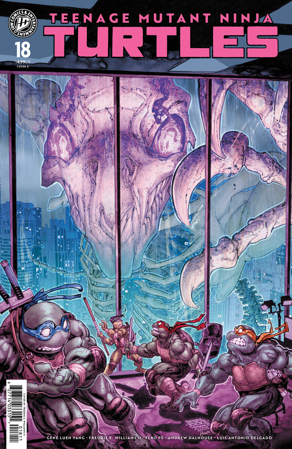 Stock Photo of  Teenage Mutant Ninja Turtles #18 Cover A (Williams II) IDW Publishing Comics sold by Stronghold Collectibles of Acadiana Lafayette, LA