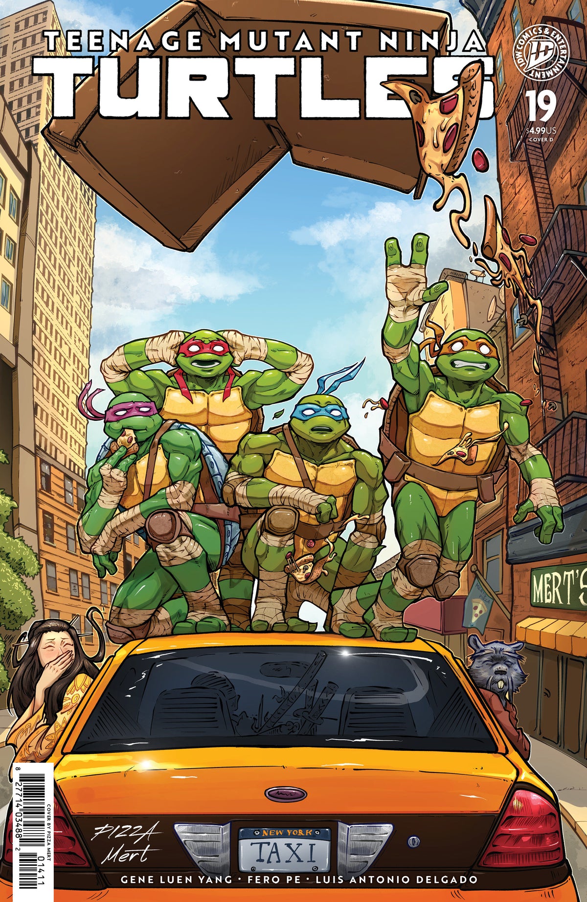 Stock Photo of  Teenage Mutant Ninja Turtles #19 Variant D (Mert) IDW Publishing Comics sold by Stronghold Collectibles of Acadiana Lafayette, LA
