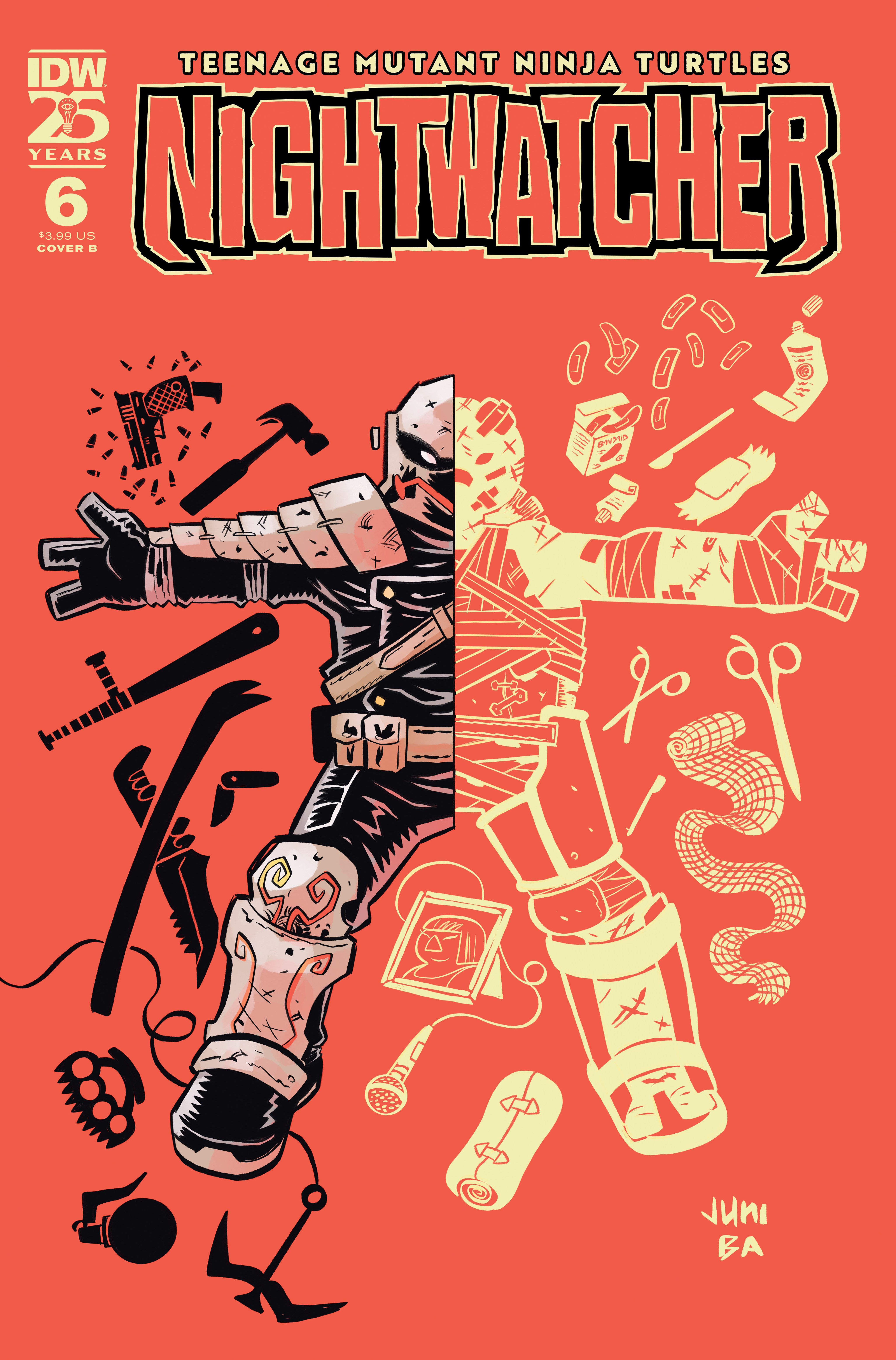 Stock Photo of Teenage Mutant Ninja Turtles: Nightwatcher #6 Variant B Ba IDW Publishing Comics sold by Stronghold Collectibles of Acadiana Lafayette, LA