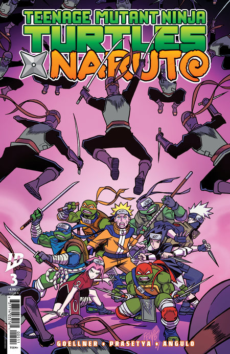Stock Photo of Teenage Mutant Ninja Turtles X Naruto #3 Variant RI 1:25 Smith IDW Publishing Comics sold by Stronghold Collectibles of Acadiana Lafayette, LA