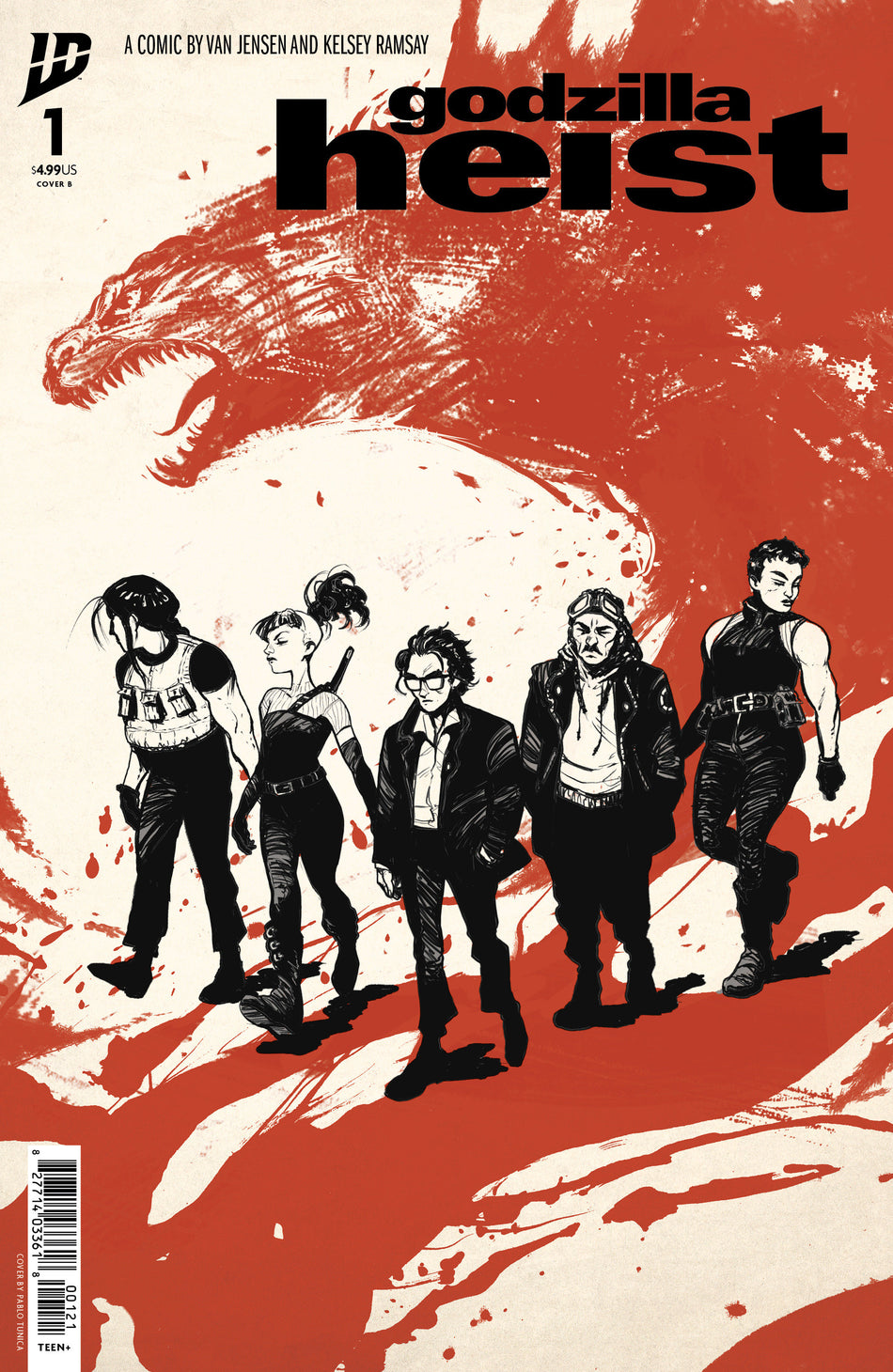 Stock Photo of Godzilla Heist #1 CVR B Tunica IDW Publishing Comics sold by Stronghold Collectibles of Acadiana Lafayette, LA