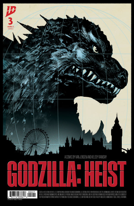 Stock Photo of Godzilla: Heist #3 Variant B Tunica Movie Poster Variant IDW Publishing Comics sold by Stronghold Collectibles of Acadiana Lafayette, LA