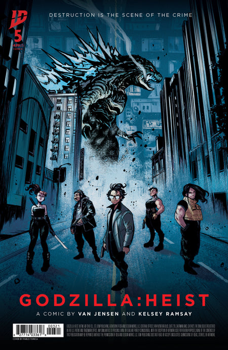 Stock Photo of Godzilla: Heist #5 Variant B Tunica Movie Poster Variant IDW Publishing Comics sold by Stronghold Collectibles of Acadiana Lafayette, LA