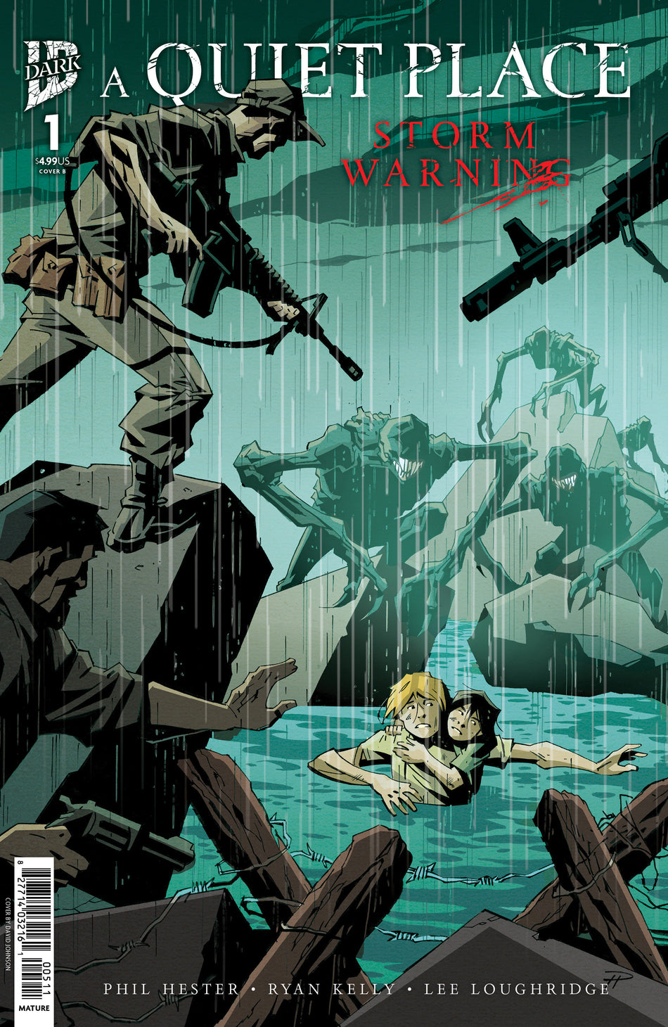 Stock Photo of  A Quiet Place: Storm Warning #1 Variant B (Hester) IDW Publishing Comics sold by Stronghold Collectibles of Acadiana Lafayette, LA