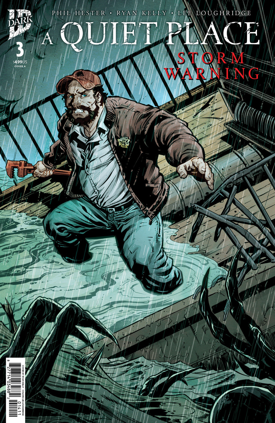 Stock Photo of  A Quiet Place: Storm Warning #3 Cover A (Kelly) IDW Publishing Comics sold by Stronghold Collectibles of Acadiana Lafayette, LA