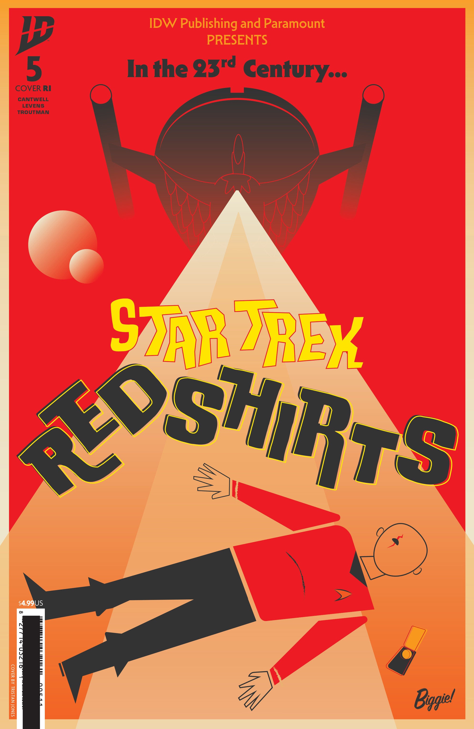 Stock Photo of  Star Trek: Red Shirts #5 Variant Ri (10) (Biggie) IDW Publishing Comics sold by Stronghold Collectibles of Acadiana Lafayette, LA