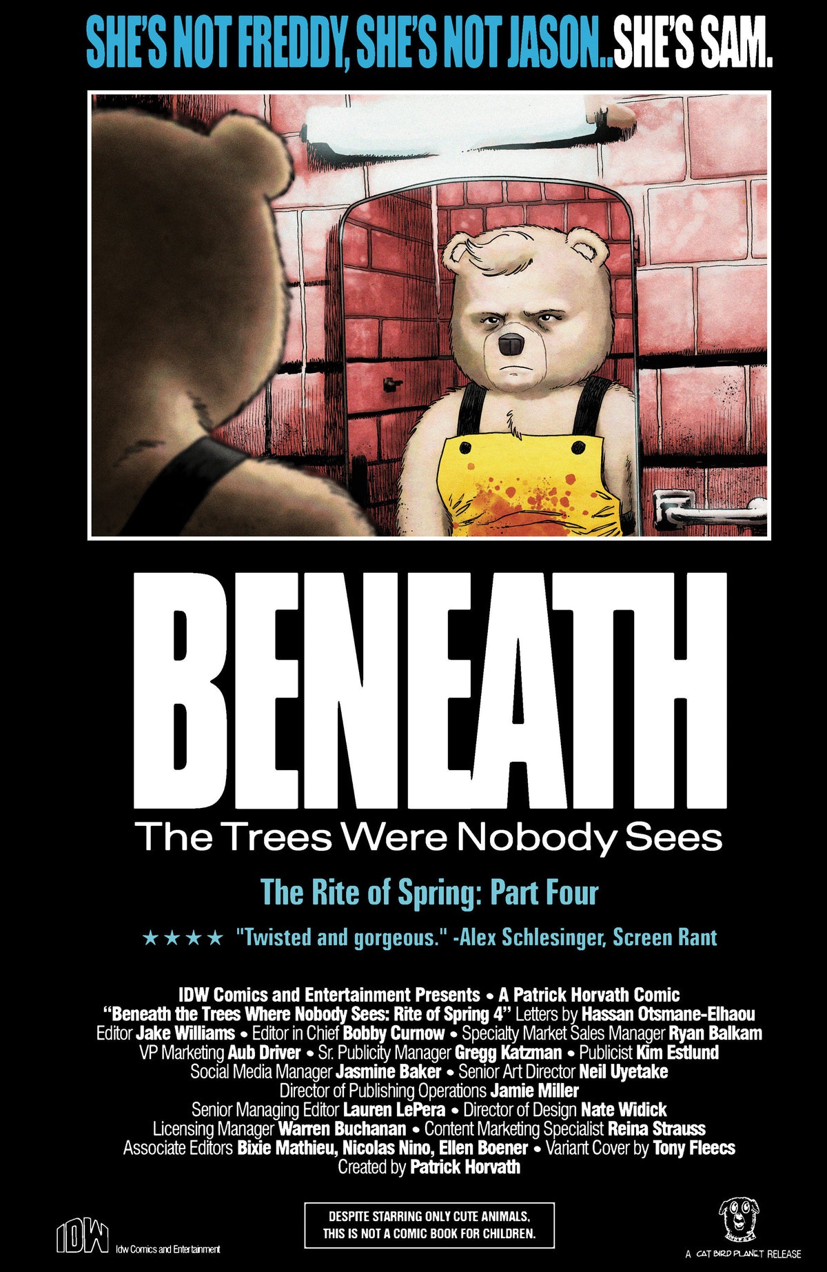 Stock Photo of Beneath the Trees Where Nobody Sees: Rite of Spring #4 Variant B Fleecs Movie Homage Cover IDW Publishing Comics sold by Stronghold Collectibles of Acadiana Lafayette, LA