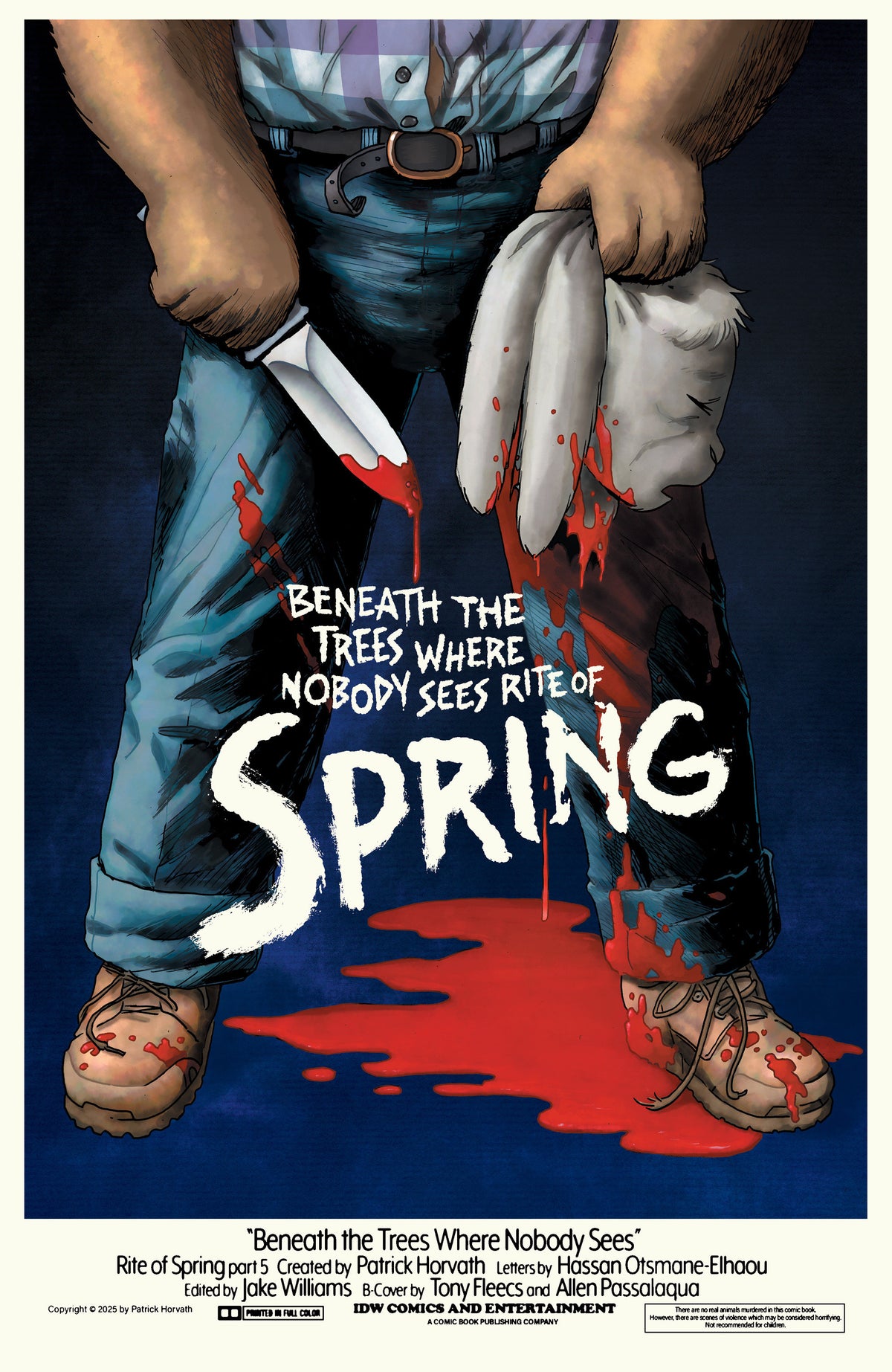 Stock Photo of  Beneath The Trees Where Nobody Sees: Rite Of Spring #5 Variant B (Fleecs Movie Homage Cover) IDW Publishing Comics sold by Stronghold Collectibles of Acadiana Lafayette, LA