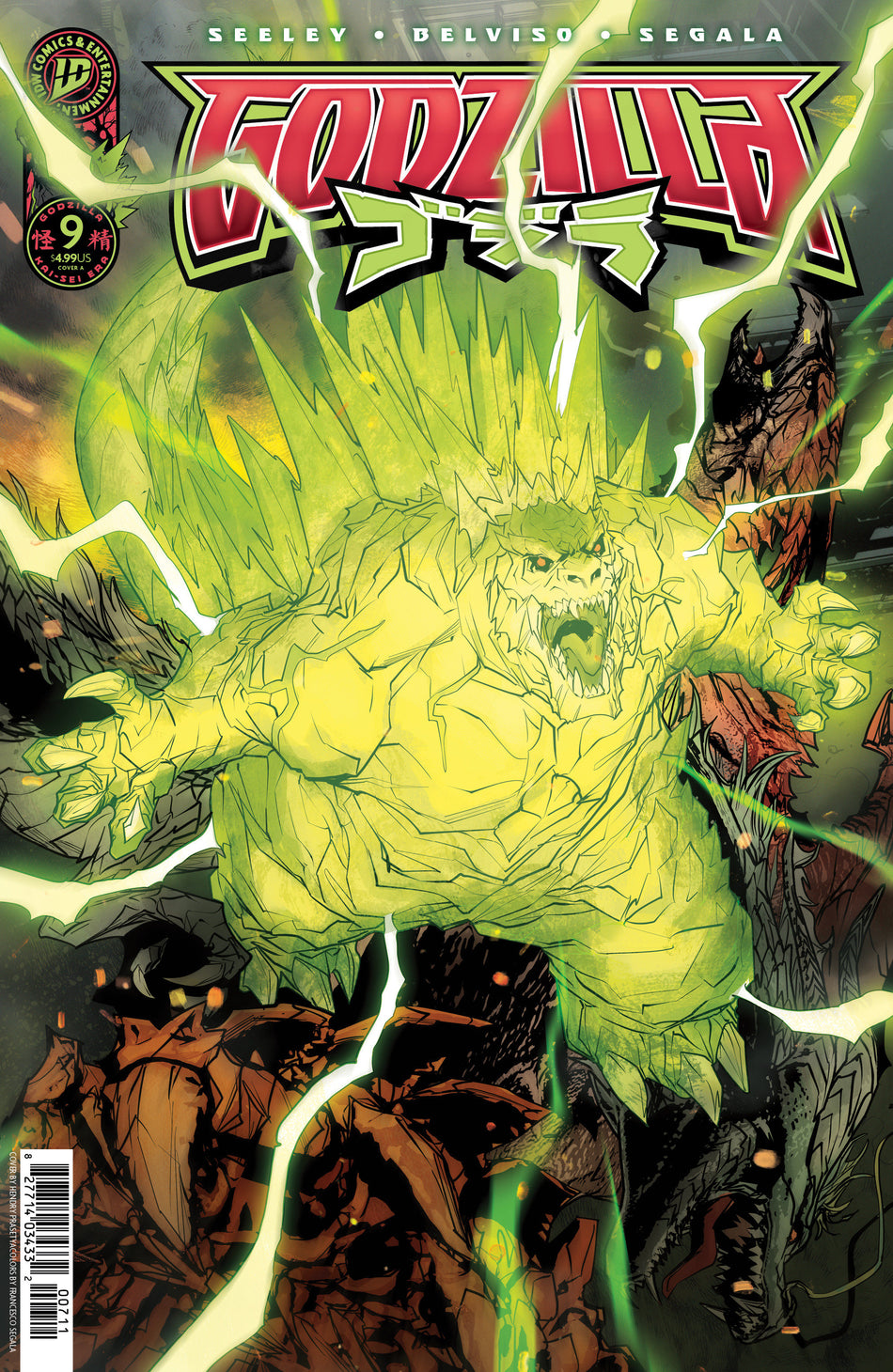 Stock Photo of  Godzilla [Kai Sei Era] #9 Cover A (Prasetya) IDW Publishing Comics sold by Stronghold Collectibles of Acadiana Lafayette, LA