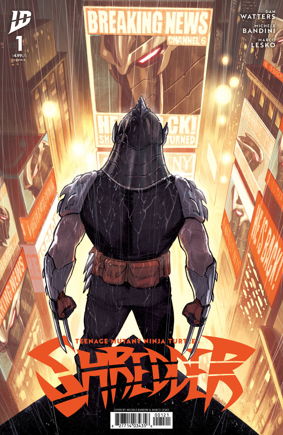 Stock Photo of Teenage Mutant Ninja Turtles: Shredder #1 Variant B (Bandini) IDW Publishing Comics sold by Stronghold Collectibles of Acadiana Lafayette, LA