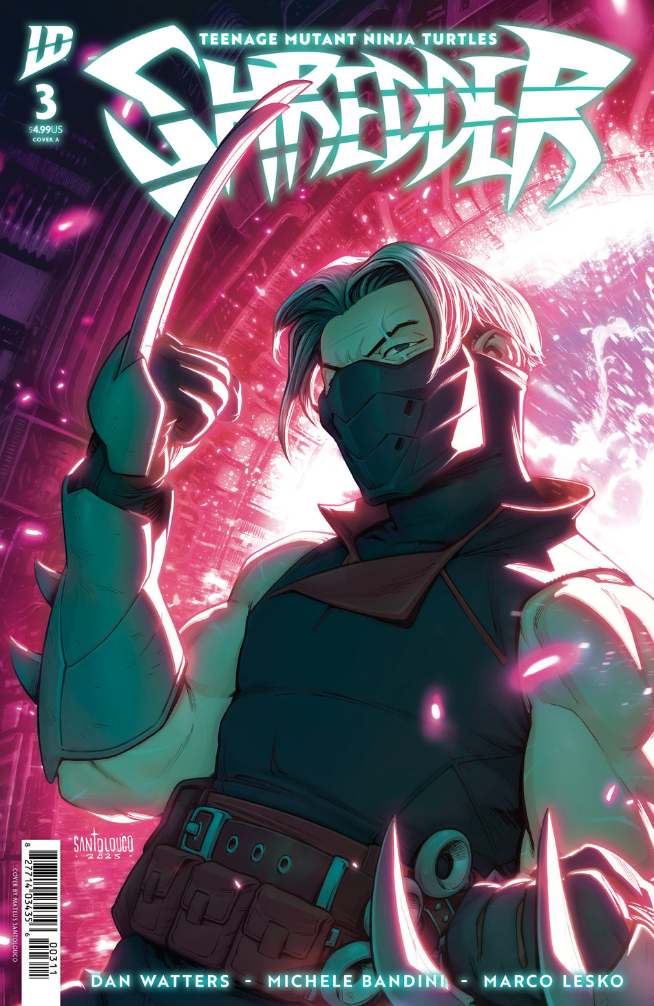 Stock Photo of  Teenage Mutant Ninja Turtles: Shredder #3 Cover A (Santolouco) IDW Publishing Comics sold by Stronghold Collectibles of Acadiana Lafayette, LA