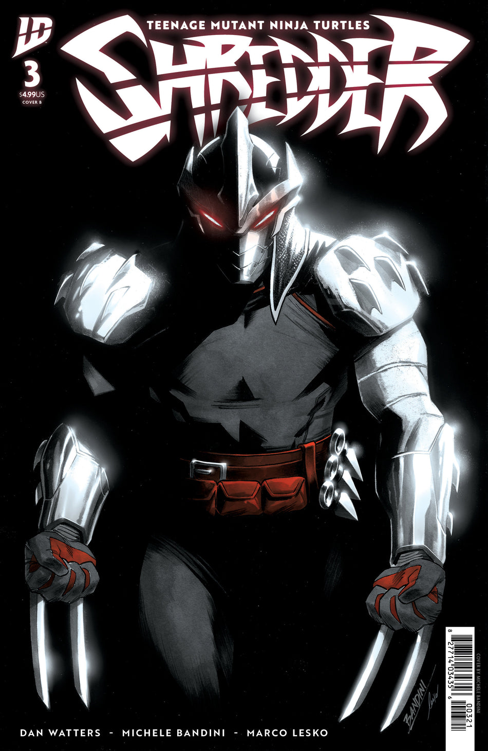 Stock Photo of  Teenage Mutant Ninja Turtles: Shredder #3 Variant B (Bandini) IDW Publishing Comics sold by Stronghold Collectibles of Acadiana Lafayette, LA