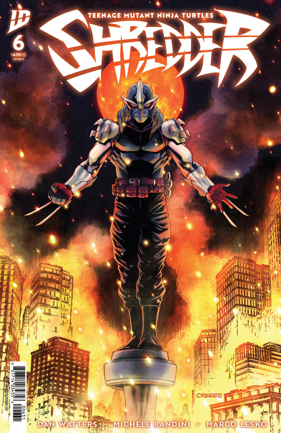 Stock Photo of  Teenage Mutant Ninja Turtles: Shredder #6 Variant C (Creees Lee) IDW Publishing Comics sold by Stronghold Collectibles of Acadiana Lafayette, LA