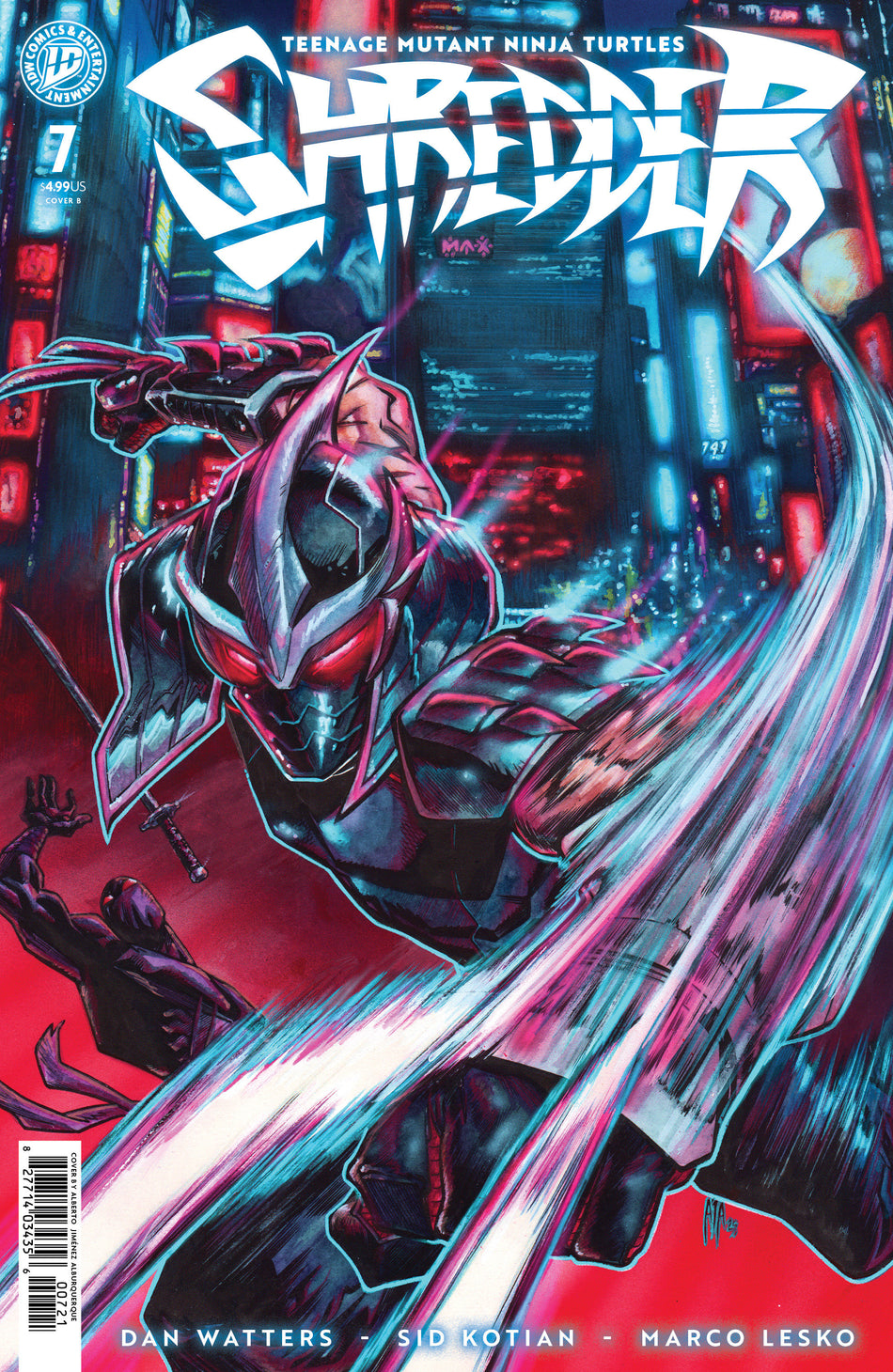 Stock Photo of  Teenage Mutant Ninja Turtles: Shredder #7 Variant B (Jiménez Alburquerque) IDW Publishing Comics sold by Stronghold Collectibles of Acadiana Lafayette, LA