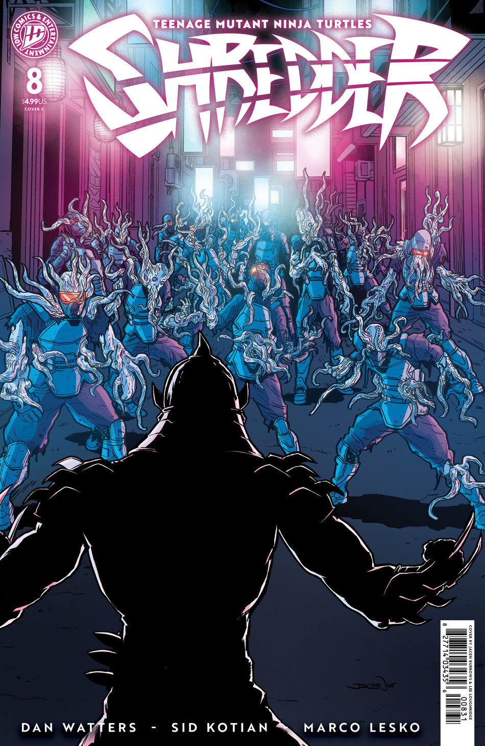 Stock Photo of  Teenage Mutant Ninja Turtles: Shredder #8 Variant C (Burrows) IDW Publishing Comics sold by Stronghold Collectibles of Acadiana Lafayette, LA