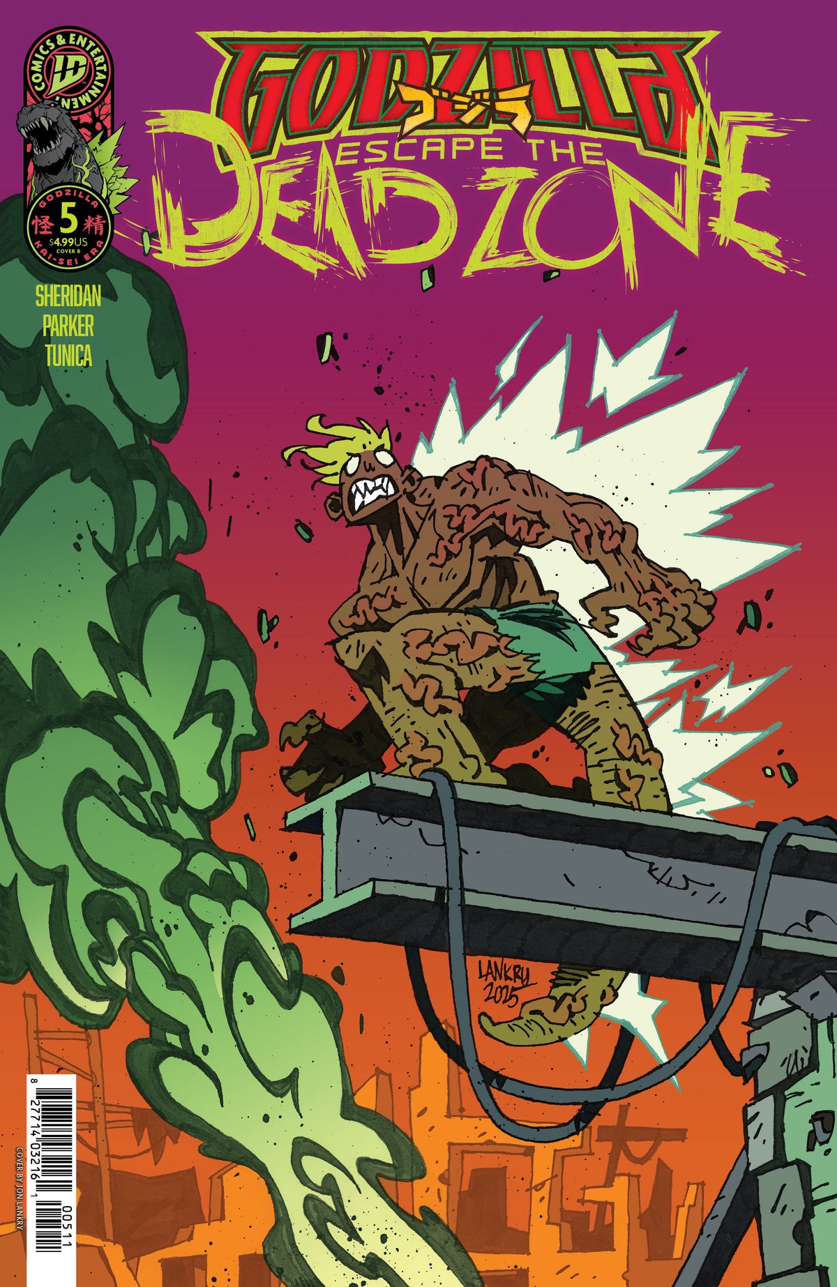 Stock Photo of  Godzilla: Escape The Deadzone [Kai Sei Era] #5 Variant B (Lankry) IDW Publishing Comics sold by Stronghold Collectibles of Acadiana Lafayette, LA