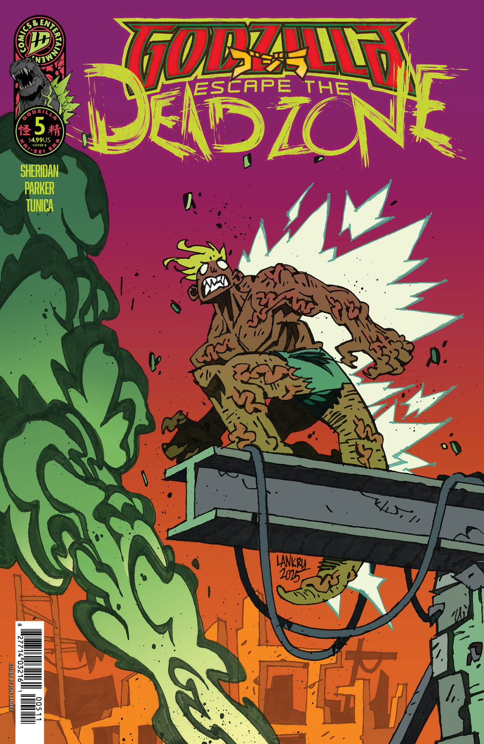 Stock Photo of  Godzilla: Escape The Deadzone [Kai Sei Era] #5 Variant B (Lankry) IDW Publishing Comics sold by Stronghold Collectibles of Acadiana Lafayette, LA