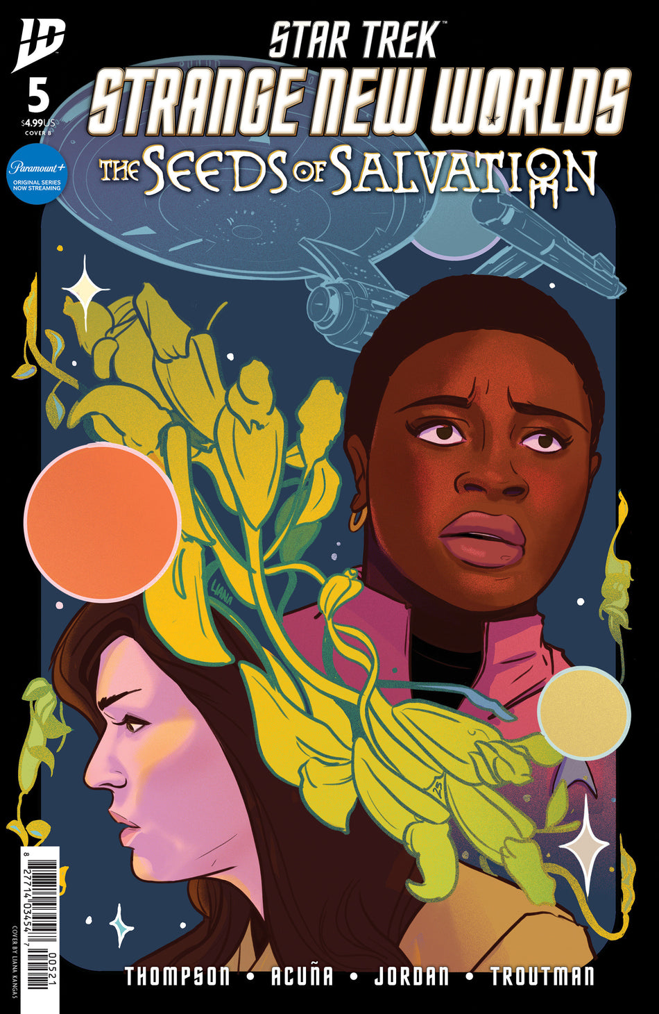 Stock Photo of  Star Trek: Strange New Worlds  The Seeds Of Salvation #5 Variant B (Kangas) IDW Publishing Comics sold by Stronghold Collectibles of Acadiana Lafayette, LA
