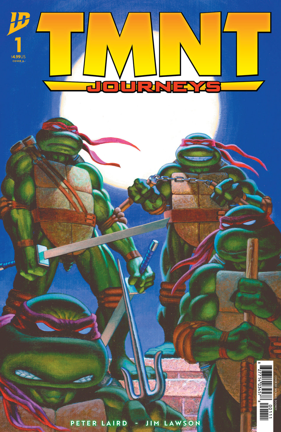 Stock Photo of Teenage Mutant Ninja Turtles: Journeys #1 CVR A (Laird & Dooney) IDW Publishing Comics sold by Stronghold Collectibles of Acadiana Lafayette, LA